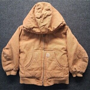 Carhartt Hooded Jacket Brown - Kids Size 3T